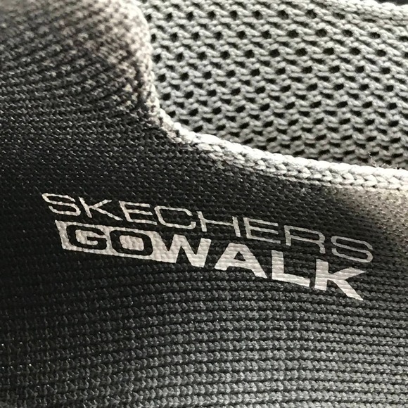 Skechers Go Walk Max Walking Shoes Mens 10 Extra Wide Gray Knit Slip On Low Top - Picture 5 of 9